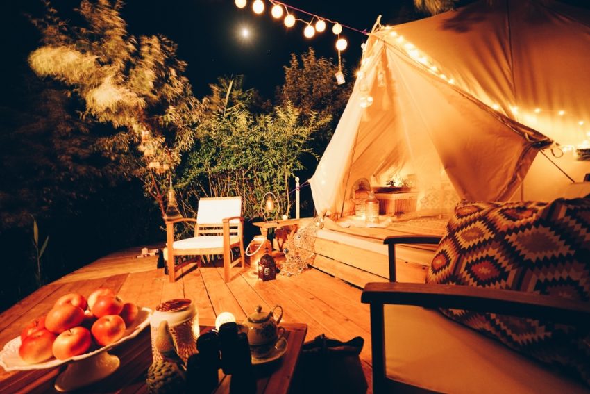luxury camping